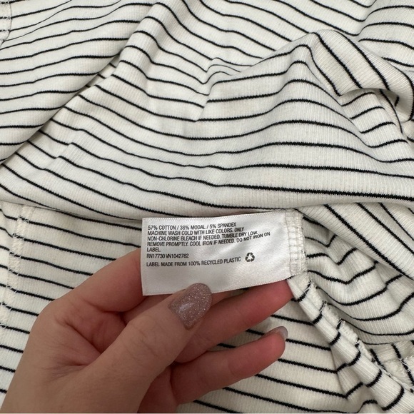 A new day cream striped maxi dress size XS - Picture 4 of 7